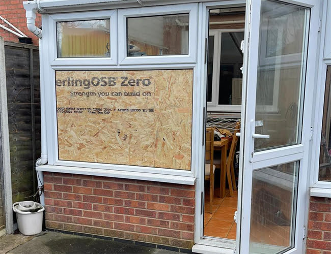 Window Boarding - After