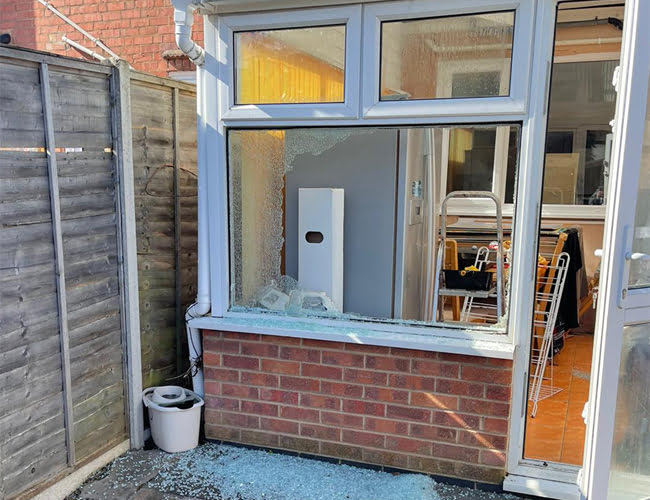 Window Boarding - Before